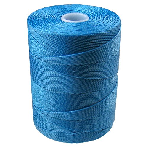 C-Lon Micro Bead Cord, Carribean Blue - 0.12mm, 320 Yard Spool