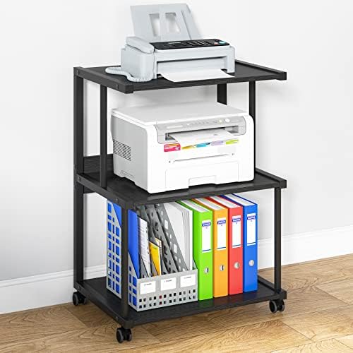 سعر Tribesigns 3Shelf Printer Stand with Storage, Rolling Printer
