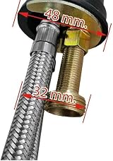Hairstore Hairdressing Salon Tap Valve Faucet for Basin Backwash 150cm view 8