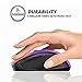 VicTsing mm057 2.4G Wireless Portable Mobile Mouse Optical Mice with USB Receiver, 5 Adjustable DPI Levels, 6 Buttons for Notebook, PC, Laptop, Computer, MacBook - Purple