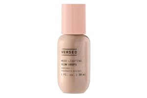 Versed Mood Lighting Luminizing Bronzing Drops, Sheer Golden - Facial Serum + Liquid Bronzer with Illuminating Light-Reflecting Pigments - Antioxidants & Hydrating Hyaluronic Acid - Vegan (1 fl oz)