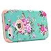 iPhone 6 Case, iPhone 6S Case, Ranyi [2 Piece Floral Flower] [360 Full Body Protection] [Shock Absorbing] Hybrid Rugged Protective 3 in 1 Rubber Case Cover for Apple iPhone 6/6s (4.7 inch), rose gold