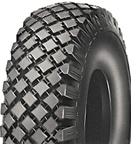 BITS4REASONS - 4 INCH DIAMETER TYRE - NEW MODEL DELI S-310 DIAMOND PATTERN TYRES WITH INNER TUBE FOR SACK BARROWS, TROLLEYS, SCOOTERS, WHEELBARROWS ETC SE 3.00-4 (4PR) SET DIN 7777 90/90 S-310 260X85