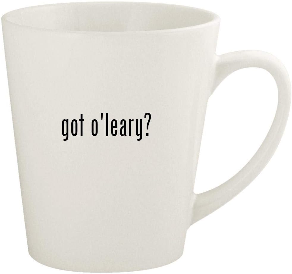 got o'leary? - 12oz Ceramic Latte Coffee Mug Cup, White