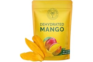LAMAI FARMS Premium Dried Mango Slices. Soft, Juicy, Sweet, and Delicious. Rich in Vitamins A & C, Antioxidants, and Fiber for a Healthy Lifestyle. Ideal for Healthy Snacking, Smoothies, and Culinary Creations - Resealable Pouch for Long-Lasting Freshness. Healthy Snack(170g/6oz)