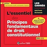 L'ESSENTIEL DES PRINCIPES FONDAMENTAUX DE DROIT CONSTITUTIONNEL - 6EME EDITION (CARRÉS ROUGE) (French Edition) by 