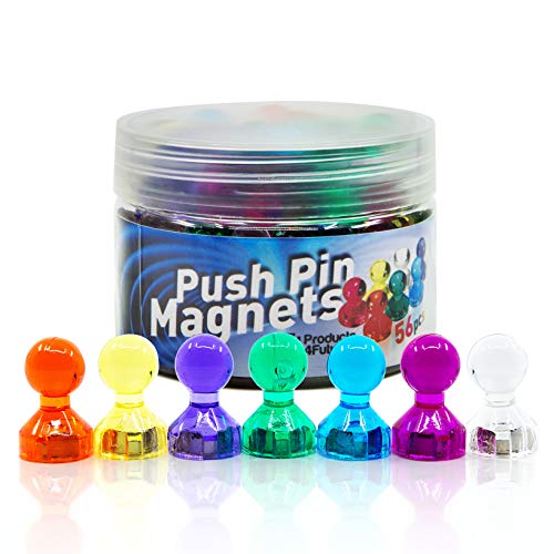 56 Colorful for whiteboard 7 Assorted Color Strong Push Pin