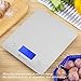 Etekcity Large Food Scale Digital Kitchen Weight Grams and Ounces for Baking and Cooking Stainless Steel, Blue Display