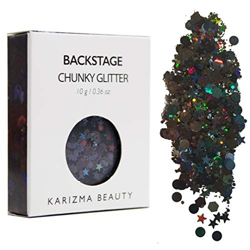 Face Glitter Pack ✮ KARIZMA BEAUTY ✮ 60g Festival Glitter Cosmetic Chunky Face Body Hair Nails