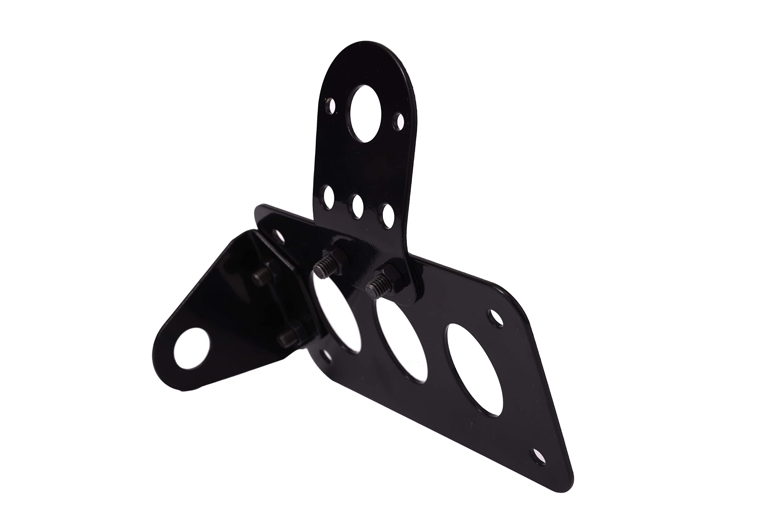 Metal Vertical Axle Side Mount License Plate Bracket For Motorcycle
