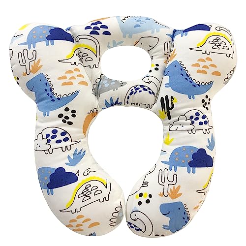 XIGGA Toddler Travel Pillow for Baby Car Seat Airplane, Boys & Girls Suitable Pushchairs Strollers Soft and Comfortable Travel Safe Protection