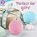 Spa Bath Bombs Gift Set - Pack of 24 Colorful Individually Wrapped 80g Lush Bath Bomb Fizzies in a Variety of Fruity, Floral & Tropical Fragrances - Perfect Gift idea For Women & Kids