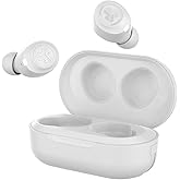 JLab JBuds Air True Wireless Signature Bluetooth Earbuds + Charging Case, White, IP55 Sweat Resistance, Bluetooth 5.0 Connection, 3 EQ Sound Settings Signature, Balanced, Bass Boost