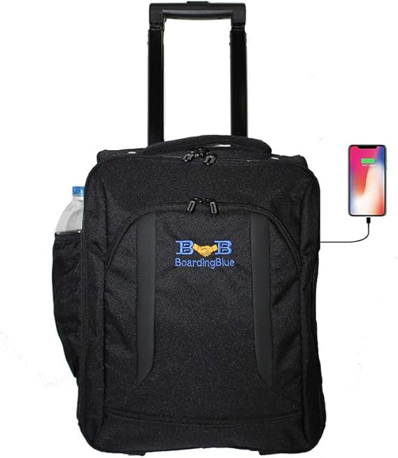 Rolling Personal Item Under Seat 17" Luggage for AA