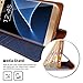 GOOSPERY Canvas Wallet for Samsung Galaxy S7 Edge Case (2016) Denim Stand Flip Cover (Navy) S7E-CAN-NVY