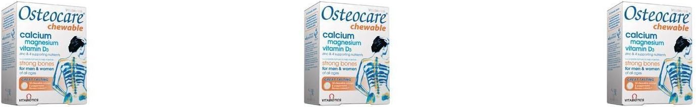 (3 PACK) - Vitabiotics Osteocare Tablets - Chewable | 30s | 3 PACK - SUPER SAVER - SAVE MONEY