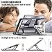 ELV Adjustable Laptop Stand, Compatible with Apple Mac MacBook Pro Air 10 to 15.6 Inch Notebook, Antislip Anti-Scratch Aluminum Ventilated Portable Ergonomic Desktop Holder Riser for Office Deskthumb 3