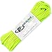 Paracord Planet 100 Feet Hanks Parachute 550 Cord Type III 7 Strand Paracord Neon Green
