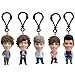 One Direction 1D - Set of All 5 Original Band Members - Celebz Mini Figure Keyrings - Harry, Zayn, Louis, Liam & Niall