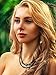 Hicarer 3 Pieces Suede Choker Necklaces American Indian Feather Handmade Necklaces Adjustable Leather Turquoise Choker Necklace Moon Crescent Pendant Choker for Women Accessories