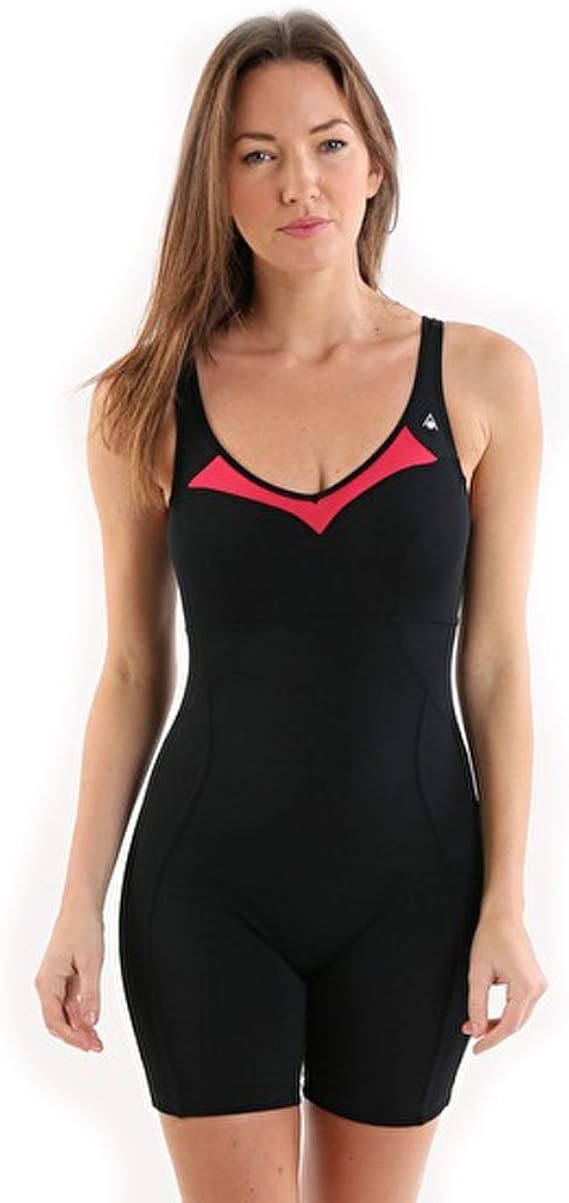 Aqua Sphere Women's Chance Swimsuit, Black/Dark Pink, 30