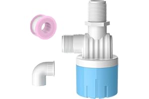 Cxztcl 1 Pack 1/2 Float Valve for Water Tank,Aquapulse Water Float Automatic Water Level Control Aqua Pluse Trough Plastic Float Valve Switch for Pool,Pond,Livestock(Top inner)