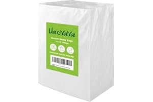 VacYaYa 200 Gallon Size 11 x 16 Inch Vacuum Sealer Freezer Storage Machine Bags for Food,Vac Seal a Meal Bags with BPA Free and Heavy Duty Sous Vide Vaccume Seal Safe PreCut Bag