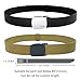FAIRWIN Tactical Belt, 2 Pack 1.5 Inch Military Tactical Belts for Men - Carry Tool Belt (Brown+Black047, Custom up to 45