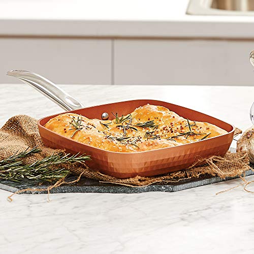 1 Copper+Chef+Diamond+Skillet+Cookware