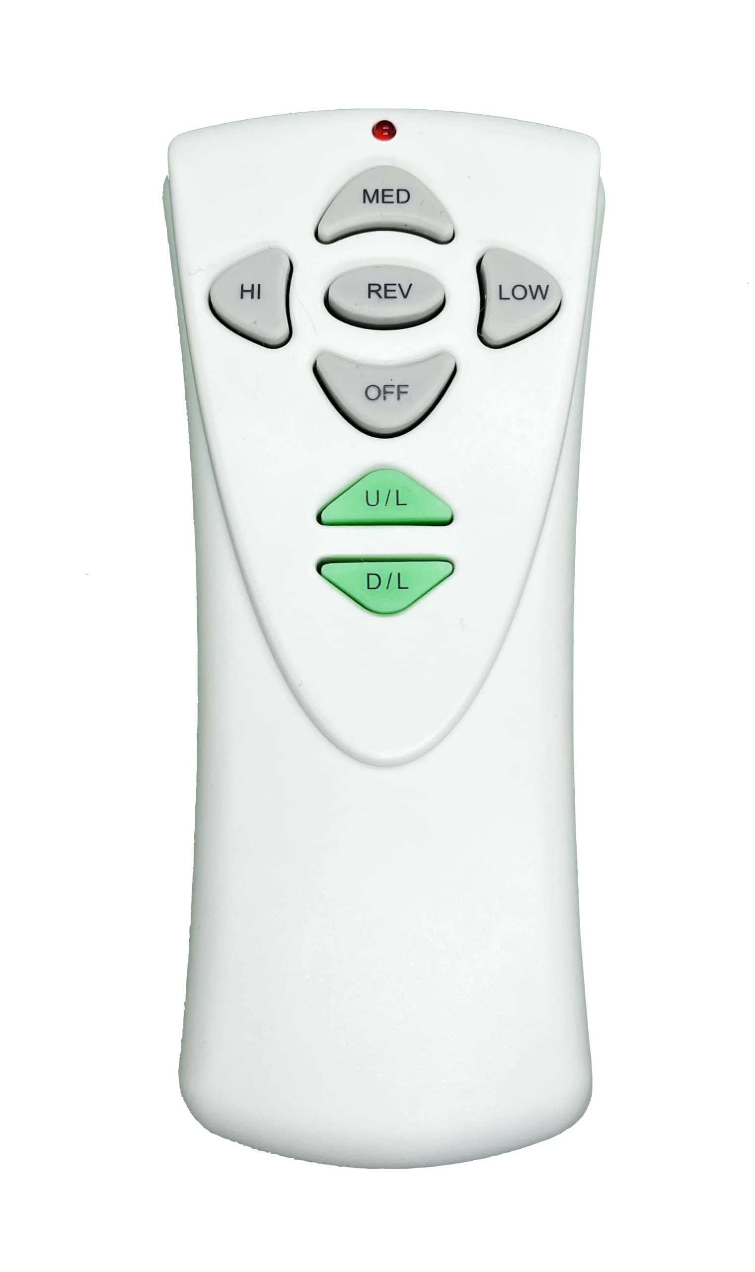 Hampton Bay CHQ7081T Ceiling Fan Remote Control | 3-Speed, Light Dimmer, Reversible
