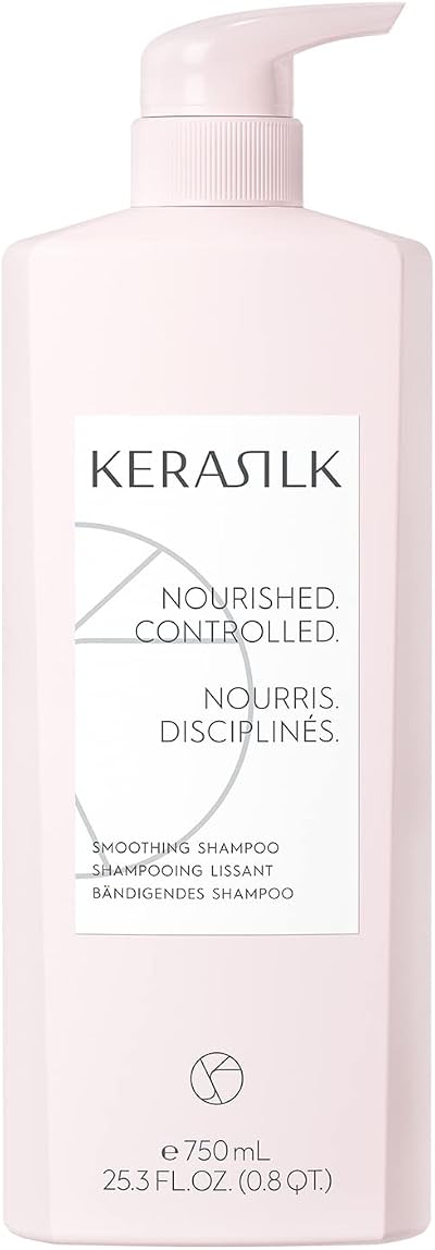 Kerasilk Smoothing Shampoo 750ml Frizzy Hair Anti-Frizz Vegan Sulphate-Free