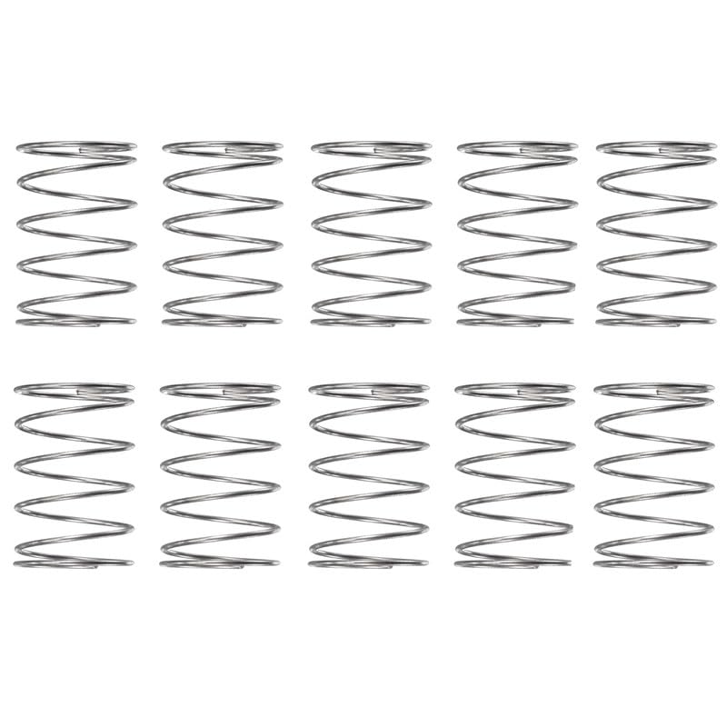 MACHSWON Compressed Spring for Furniture Screen Doors Lawn Mowers Repair Projects Stainless Steel Compression Spring 12mm OD 1mm Wire Size 15mm Free Length 10pcs