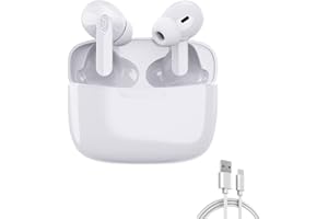 Zunate Y113 Wireless Earbuds, Bluetooth Language Translation Earbuds, Supports 114 Languages for Business Travelling(White)