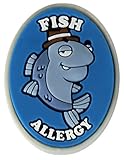 AllerMates Fish Allergy Charm for Multi-Allergy Wristband: Detective Fin