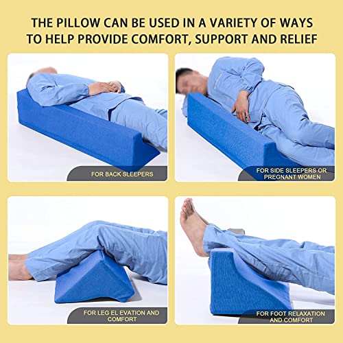 34in Bed Wedges & Body Positioners, 30 Degree Wedge Pillow for Side