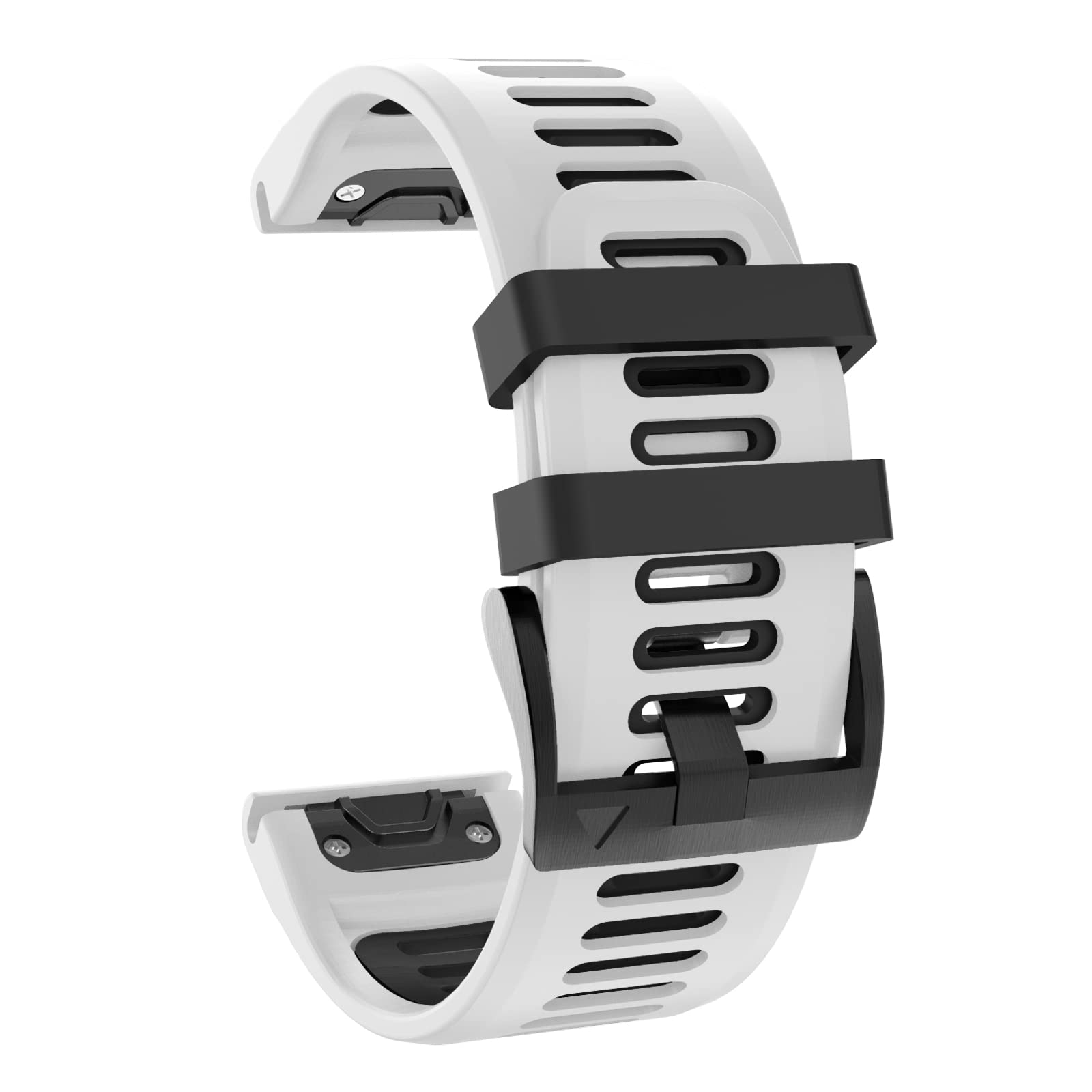 OVERSTEP for Garmin Fenix 6 Strap，22mm Width Soft Silicone Replacement Band Watch Strap for Fenix 6/Fenix 6 Pro/Fenix 7/Fenix 5/Fenix 5 Plus/Forerunner 935/Forerunner945/Approach S60/Quatix 5