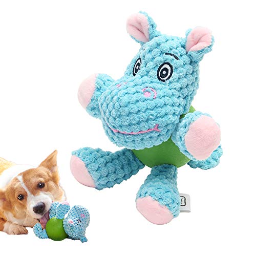 EETOYS Plush with Squeaker Low Stuffing Chew Guard Animal Series Dog