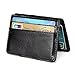 Unisex Slim Leather Card Holder Magic Money Clip Wallet (Pink)