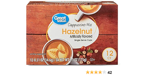 Great Value Hazelnut Cappuccino Mix 