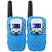 LeeKer LK-R018 Walkie Talkie for Kids 22CH LCD Display Flashlight VOX Function Two Way Radio Toys(Skyblue, 1 Pair)