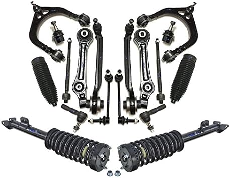 Amazon Com Partsw 18 Pc Complete Suspension Kit For Chrysler 300 Dodge Charger Dodge Magnum Front Lower Rear Control Arms Lower Front Straight Arms Left Right Side Sway Bars End Links Left