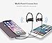 ISSIKI JAPAN Headphones Wireless In Ear Earbuds V4.1 Sports Sweatproof Earphones , Premium Sound with Bass Noise Reducing, Secure Fit Wireless Headset for Running, Workout and Gym (Black)