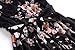 KRANDA Womens Vintage Floral Print Short Sleeve Maxi Long Party Dress