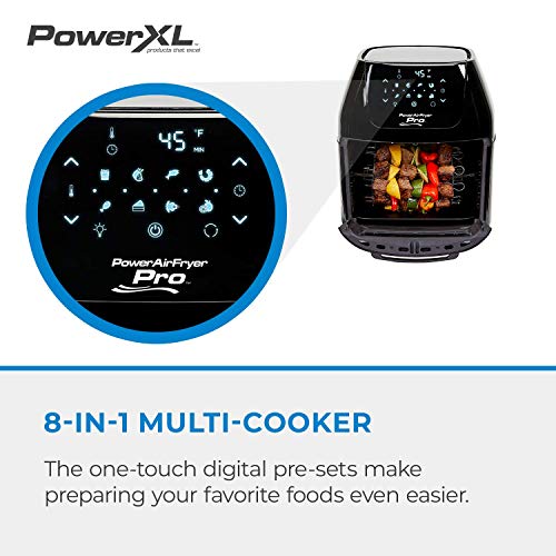 PowerXL Air Fryer Pro, Crisp, Cook, Rotisserie, Dehydrate; 7in1