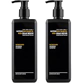 Sent From Earth Caffeine Saw Palmetto Biotin Scalp &amp; Hair Revitalizing Shampoo Hairloss prevention, Soothing Relief for Dry, Itchy Scalp &ndash; Vegan, Advanced Natural Formula 16.9oz (Pack of 2, 8.45oz)