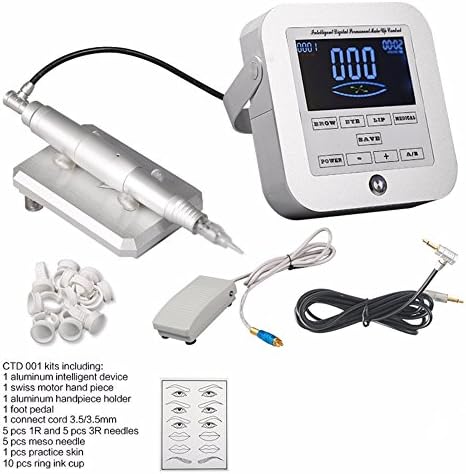 Professional Tattoo Machine Kit Swiss Motor Rotary Hand Piece Micro Needle Complete kits Permanent Makeup Tattoo Machines