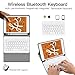 iPad Keyboard Case for iPad Mini 7.9, iPad Mini 5th Gen 2019 iPad Mini 4 JUQITECH Smart Case with Keyboard Removable Wireless Magnetic Keyboard Soft Back Folio Case Cover with Pencil Holder, Rose Gold