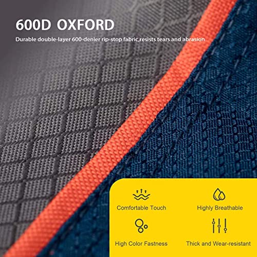 FAIR WIND Oversized Camping Lounge Chair with Adjustable Shade Canopy