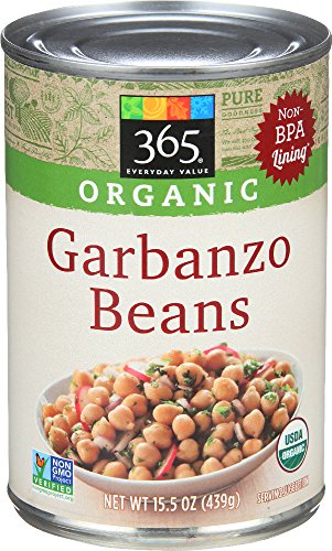 365 Everyday Value, Organic Garbanzo Beans, 15.5 Ounce