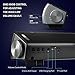 Sound Bar, Soundbar TV[Upgraded Version] Wired and Wireless Bluetooth Surround Soundbar for TV/PC/Tablet/Smartphone, Home Theater TV Speaker with AUX/RCA Cable Capacity